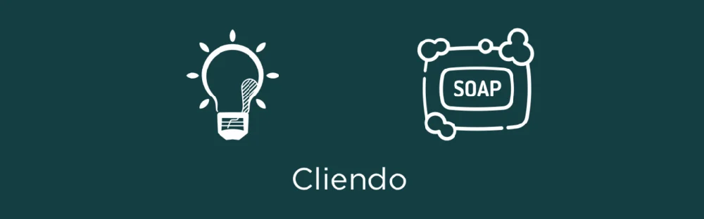 Cliendo (ECD) met smart gloeilamp en een soap zeepje